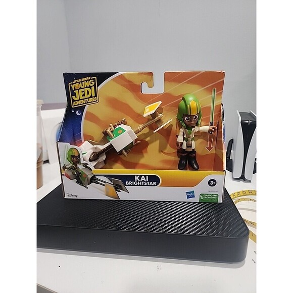 Kai Brightstar Speeder Bike Vehicle Star Wars Young Jedi Adventures Figure N.I.B - Picture 1 of 2